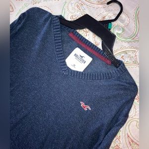 XS Hollister Blue Crewneck
